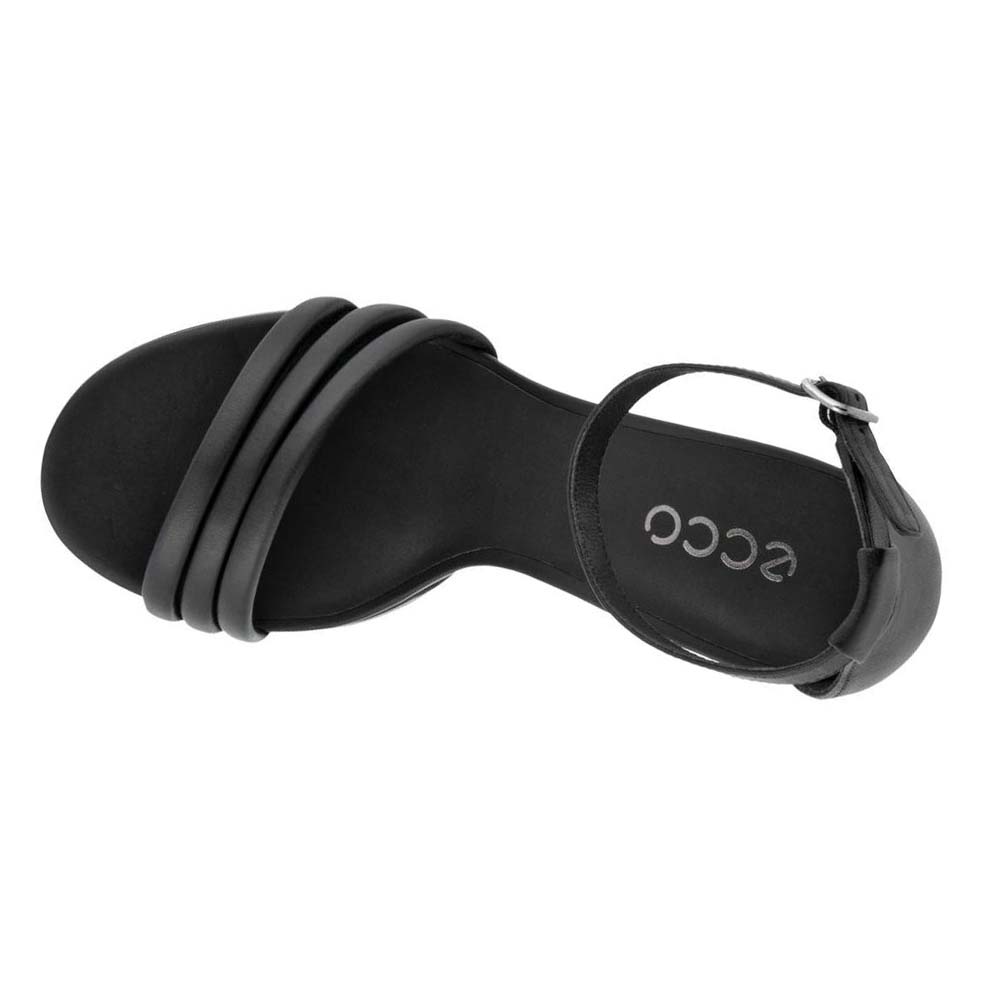 Women's Ecco Elevate Sculpted 75 Sandals Black | Canada 169MQZ